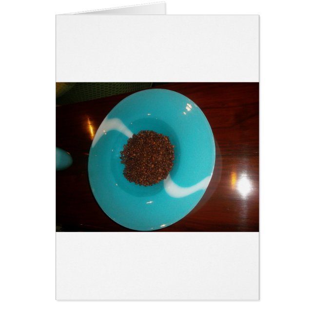 Touch des Meeres: Eine Cyan Bowl of Coffee (Vorne)