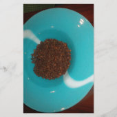 Touch des Meeres: Eine Cyan Bowl of Coffee Briefpapier (Vorderseite)