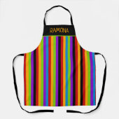 Touch des Rainbow-Streifen Schürze (Vorderseite)
