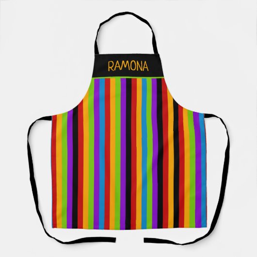 Touch des Rainbow-Streifen Schürze (Vorderseite)