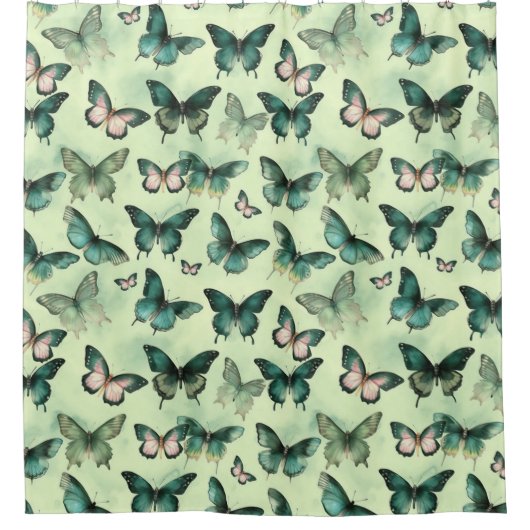 Touch des Schmetterlings Duschvorhang (Vorderseite)