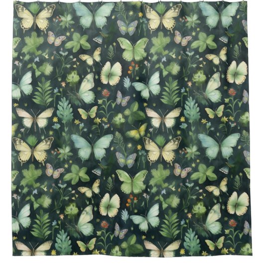 Touch des Schmetterlings Duschvorhang (Vorderseite)