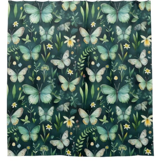 Touch des Schmetterlings Duschvorhang (Vorderseite)