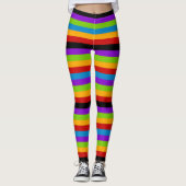 Touch des schwarzen Regenbogenstreifens Leggings (Vorderseite)