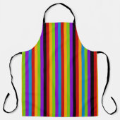 Touch des schwarzen Regenbogenstreifens Schürze (Vorderseite)