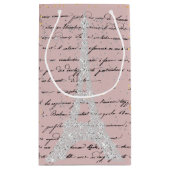 Touch des Silver 2 Eiffelturms Kleine Geschenktüte (Rückseite)