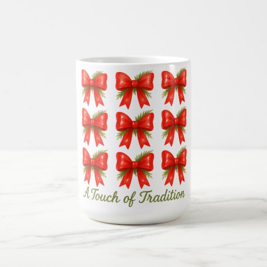 Touch des traditionellen Geschenkmusters "Roter Bo Kaffeetasse (Mittel)
