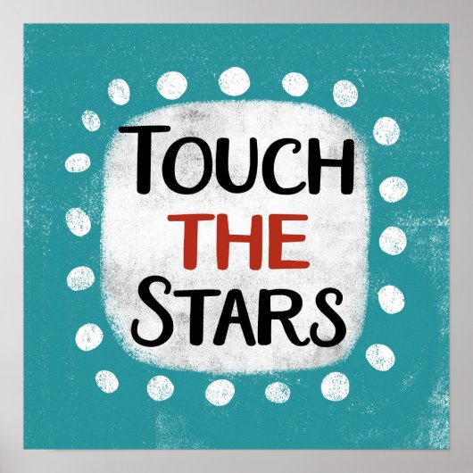 Touch Die Sterne Poster Mauer Kunst (Vorne)
