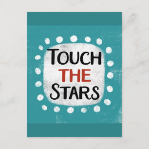 Touch Die Sterne Postkarte