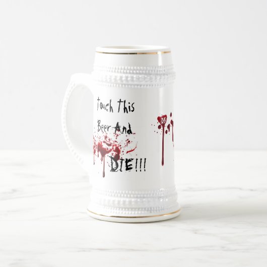 Touch dieses Bier und die Bierglas (Vorderseite Links)