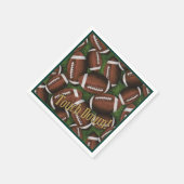 Touch Down Football Muster Napkins Serviette (Ecke)