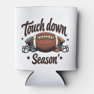 Touch Down Season Fantasy Football Rugby Geschenk Dosenkühler