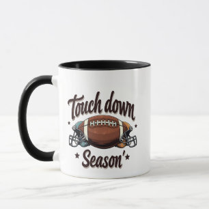 Touch Down Season Fantasy Football Rugby Geschenk Tasse
