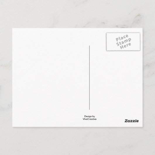 Touch ein Blatt... Postkarte (Rückseite)