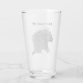 Touch es nicht! Porcupine Glas (Rückseite)