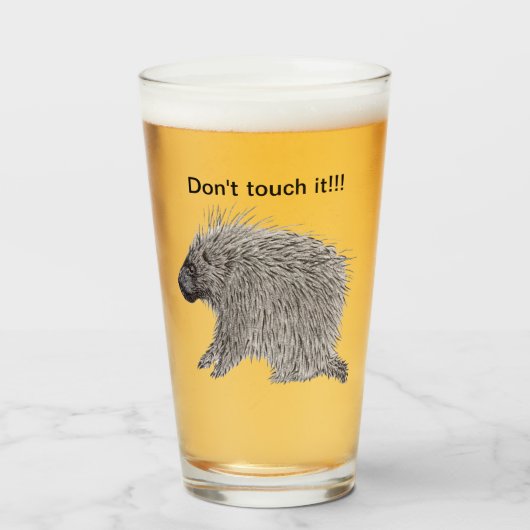 Touch es nicht! Porcupine Glas (Vorne (Gefüllt))