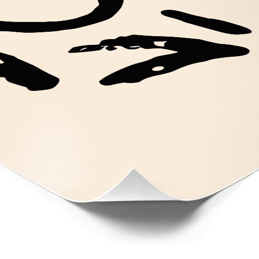 Touch etwas Gras Poster (Ecke)