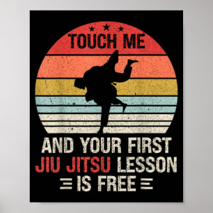 Touch Ft Jiu Jitsu Lektion ist Brasilianisches Jiu Poster