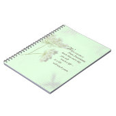 Touch für Krankenpfleger lebt Wildblume Notizblock (Linke Seite)