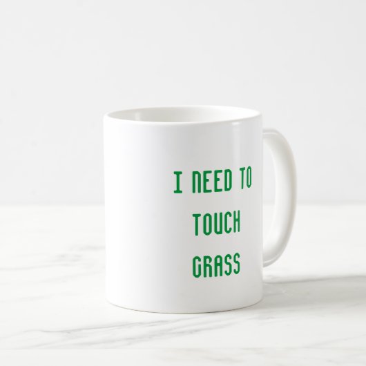 Touch Gras Kaffeetasse (VorderseiteRechts)