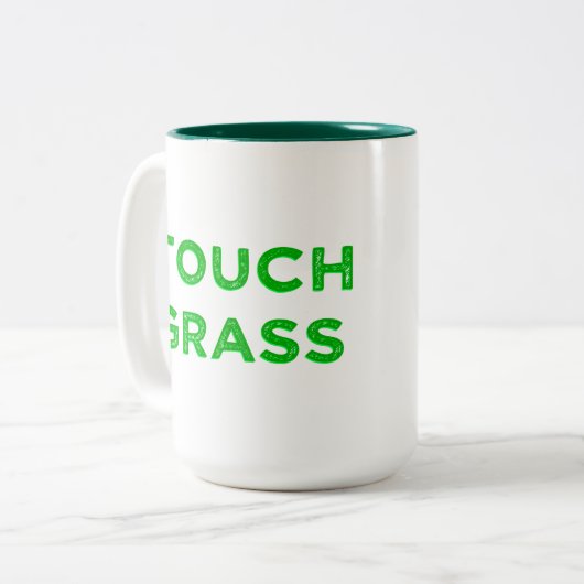 Touch Gras Zweifarbige Tasse (Vorderseite Links)