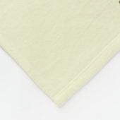 Touch Grass Minimalist Sage Green Fleece Decke - (Ecke)