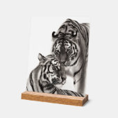 Touch - Handgemalte Tigerarmaturen Acrylschild (Winkel)