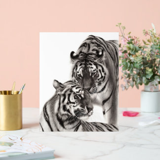 Touch - Handgemalte Tigerarmaturen Acrylschild