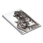 Touch - Handgemalte Tigerarmaturen Notizblock (Rechte Seite)