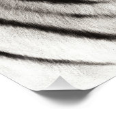 Touch - Handgemalte Tigerarmaturen Poster (Ecke)