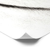 Touch - Handgemalte Tigerarmaturen Poster (Ecke)