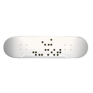Touch ich (Blindenschrift) Skateboard