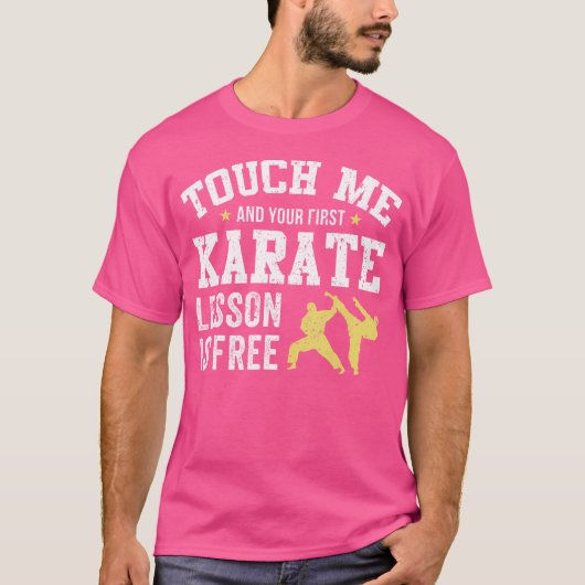 Touch, ich und dein erster Karate T-Shirt (Vorderseite)