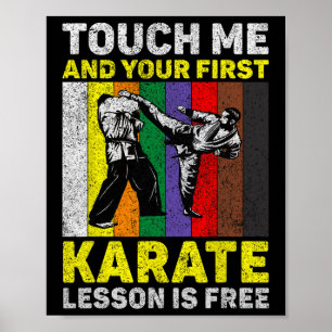 Touch Ich und Ihre Karate Lektion ist kostenlos Ta Poster