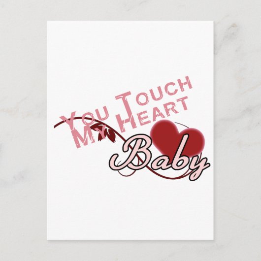 Touch - kein Shirt Postkarte (Vorderseite)