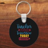 Touch Lehrertagslehrer morgen Schlüsselanhänger (Vorderseite)
