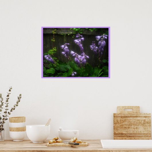 Touch lila poster (Küche)