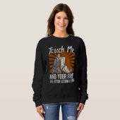 Touch Me And Your First Jiu Jitsu Lesson Is Free_6 Sweatshirt (Vorne ganz)