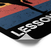 Touch Me And Your First Kickboxing Lesson Is Free  Poster (Ecke)