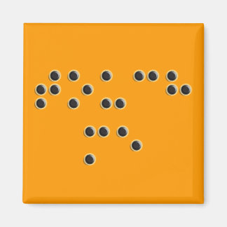 Touch Me (Braille-Schrift) Magnet