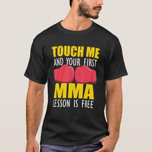 Touch Me Kickboxing Handschuhe Männer MIXED MARTIA T-Shirt (Vorderseite)