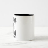Touch Me und Ihr erster MIXED MARTIAL ARTS Lektion Zweifarbige Tasse (Mittel)