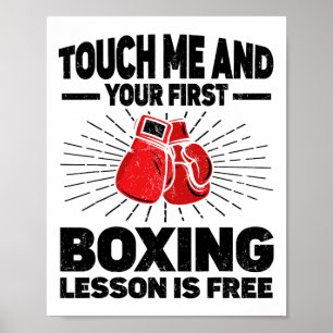 Touch Me und Ihre erste Boxstunde ist kostenlos Bo Poster