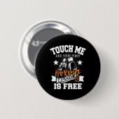 Touch Me und Ihre erste Boxstunde ist kostenlos - Button (Vorne & Hinten)