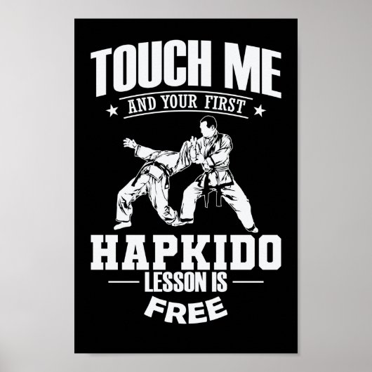 Touch Me und Ihre erste Hapkido-Lektion ist kosten Poster (Vorne)