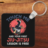 Touch Me und Ihre erste Jiu Jitsu-Lektion ist grat Schlüsselanhänger (Rückseite)