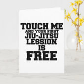 TOUCH ME UND IHRE ERSTE JIU-JITSU LESSION IST KOST KARTE (Gelbe Blume)