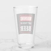 Touch mein Bier nicht Glas (Rückseite)