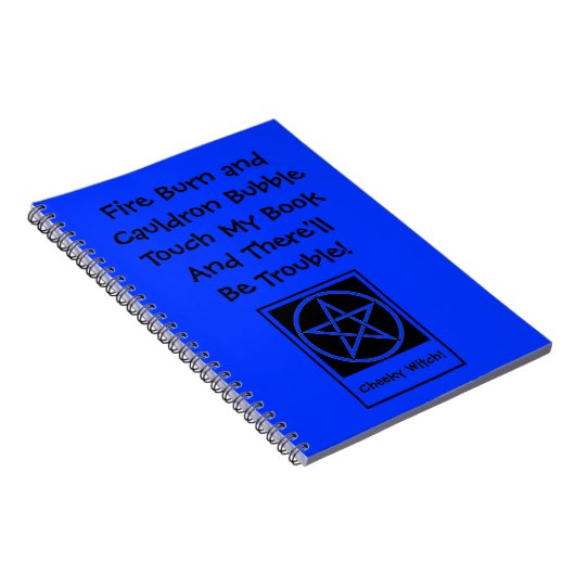 Touch Mein Buch & Es wird Probleme geben Wiccan No (Rechte Seite)