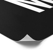 Touch Mein Hintern Zitat Poster (Ecke)